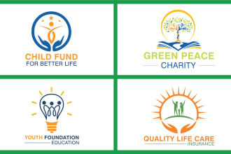 do nonprofit educational community organization charity foundation logo design