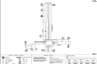 plot all kind of traffic control plans for you