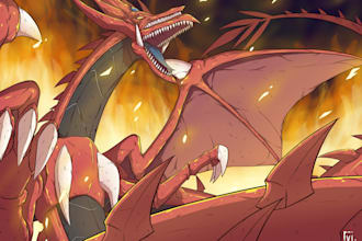 drawing a amazing monster and creature