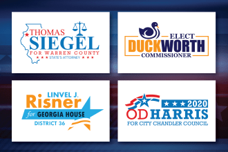 do political campaign logo for client