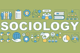 write anthropology, sociology, culture, and political science tasks