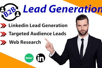 do b2b lead generation and linkedin lead generation