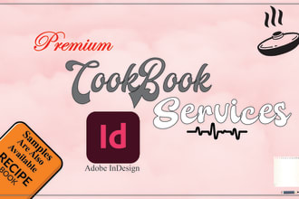 write high quality food, cookbook, recipe book and ebook