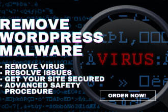 remove malware, virus, backdoor, shell from wordpress joomla