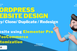 convert clone or transfer wix, weebly, webflow, squarespace to wordpress website