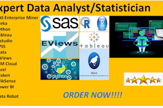 do data mining using weka, SAS em, python