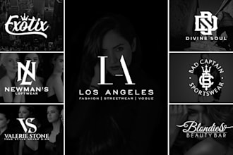 design a luxury fashion logo for a clothing brand
