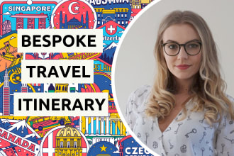plan a researched travel itinerary for your vacation or trip