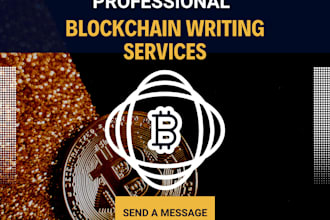 write blockchain, defi, crypto content for your website