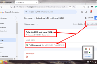 provide google indexing 404 error 5xx error redirect fix
