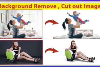 cut out images background removal, white, transparent