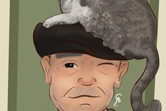 draw cute  illustration in my style