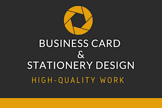 design business card, letterhead and stationery
