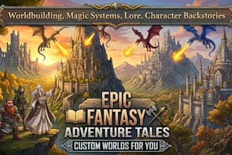 write your epic fantasy and science fiction stories