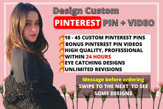 design custom pinterest pin designs, pin images in 24 hours