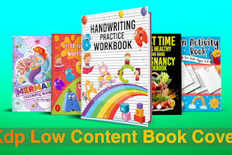 design your kdp low content book cover