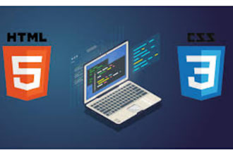 do only HTML CSS website design