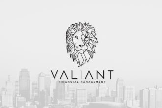 create modern geometric and luxury logo design