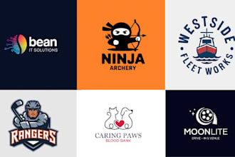 do simple unique minimalist logo design