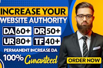 increase ahrefs domain rating DR moz domain authority da 60 high da backlinks