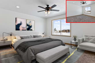 do declutter and virtual staging using 3ds max