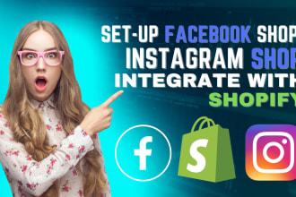 setup instagram shop and facebook shop