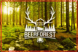 design a different amazing beer pub creative logo