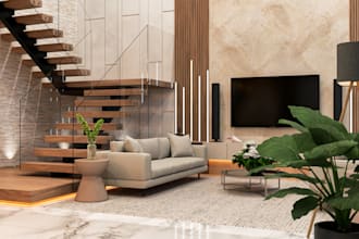 make stunning interior design perspective