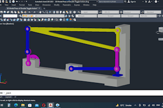 2d, 3d cad model, mechanical drawing assignments in autocad
