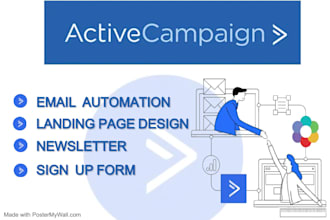 setup activecampaign landing page email marketing automation