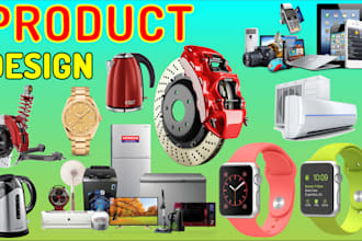 do 3d cad modeling, fancy product design, 3d print design