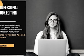 expertly edit your fiction or nonfiction book for publication