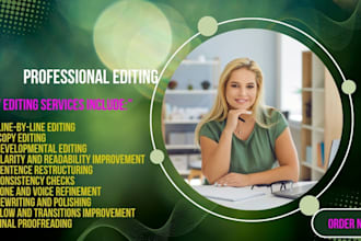 expertly edit your fiction or nonfiction book for publication