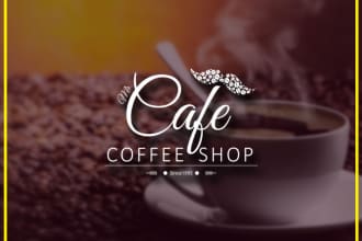 make your different coffee shop logo design