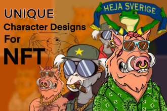 design unique nft characters