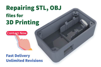 repair and fix your stl file for 3d printing quickly