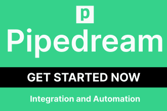 setup and automate your pipedream workflow with any API