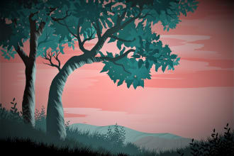 create trendy custom vector illustrations and backgrounds for your project