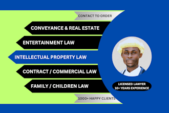 offer you professional legal advice on any area of law