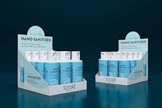 do product display counter stand, posm, retail display unit
