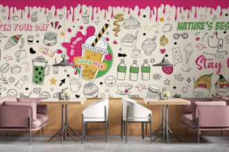 draw doodle, mural, wall arts within 24 hours