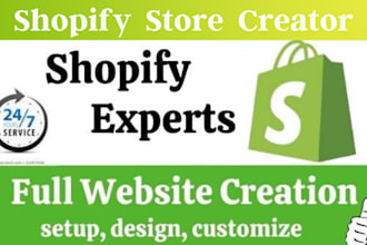 be your shopify store creator