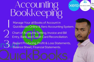 do reconciliation and bookkeeping in quickbooks and xero systems