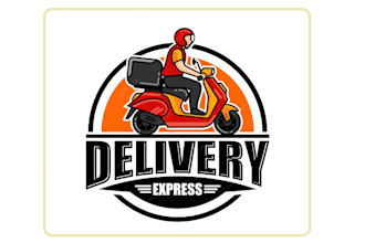 do modern high quality delivery service logo design