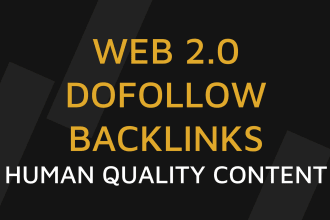 provide web 2 0 high authority backlinks