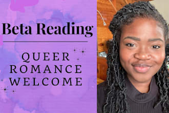 beta read your romance novel