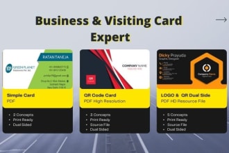 design unique business card, visiting card, name card