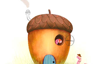 draw unique children book illustrations