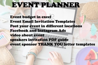 assist you in marketing and planing your event