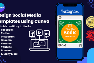 design social media post on canva
